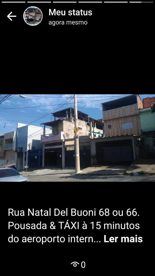 Hostel Familia Quartos Privado Proximo Aeroporto Int Guarulhos Sp Taxi 24 Hrs Exterior foto